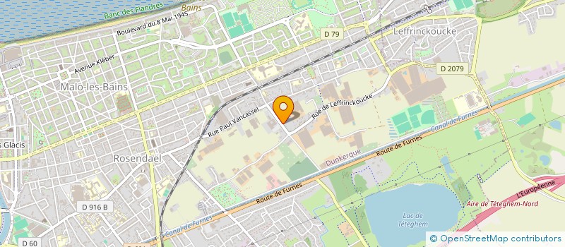 localisation de l'entreprise SCI AFP à DUNKERQUE