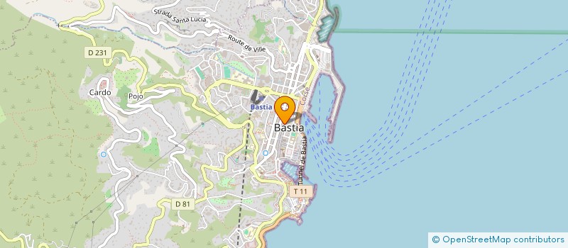 localisation de l'entreprise SCI AFP IMMOBILIER à BASTIA