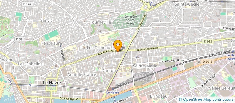 localisation de l'entreprise SCI AFR IMMOBILIER à LE HAVRE