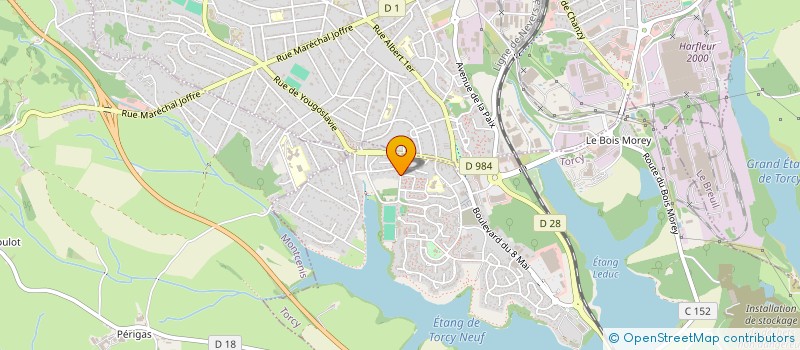 localisation de l'entreprise SCI AFRA 2012  TORCY