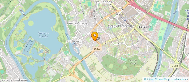 localisation de l'entreprise SCI AFRANPA  CERGY