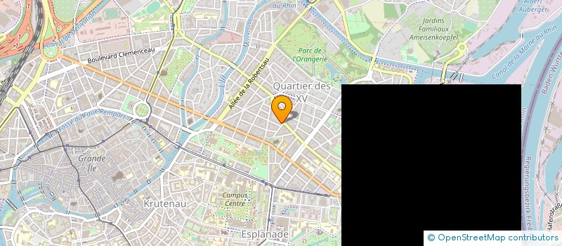 localisation de l'entreprise SCI AFRIQUE à STRASBOURG