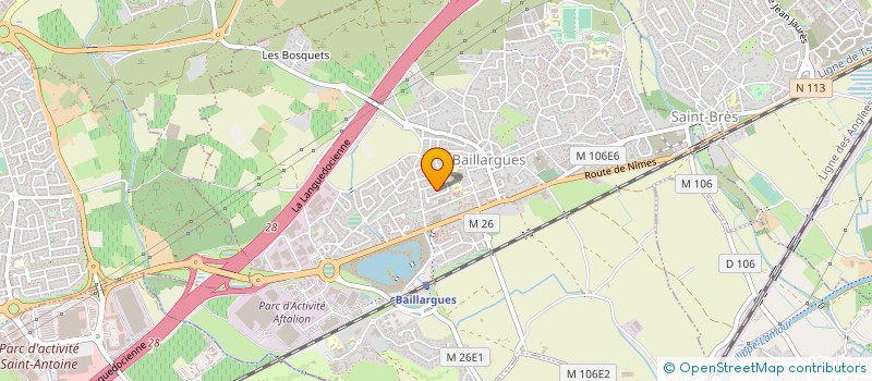 localisation de l'entreprise SCI AFTALION à BAILLARGUES