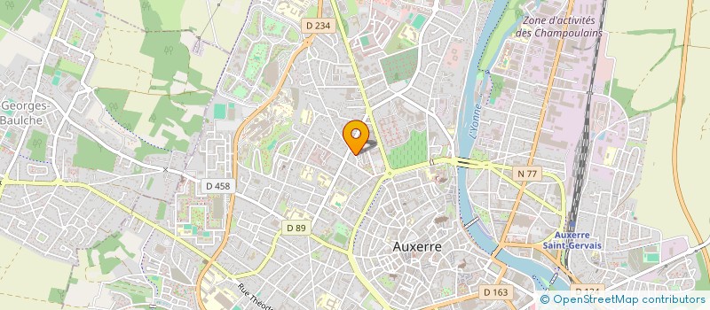 localisation de l'entreprise SCI AFV à AUXERRE