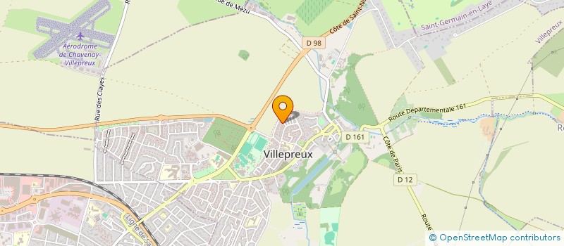 localisation de l'entreprise SCI AFW  CHAVENAY