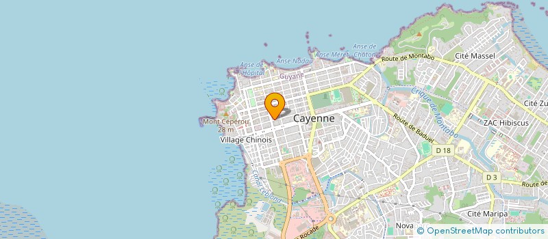 localisation de l'entreprise SCI AFX IMMO  CAYENNE