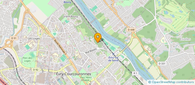 localisation de l'entreprise SCI AFY à EVRY-COURCOURONNES