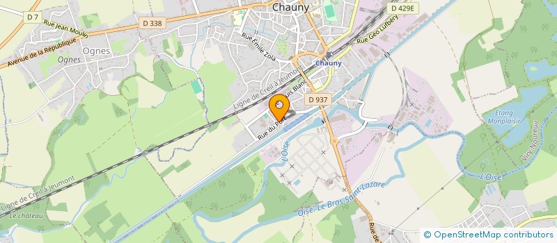 localisation de l'entreprise SCI AFY DESMOULINS  CHAUNY