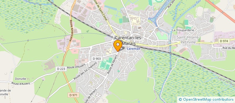 localisation de l'entreprise SCI AFYL à CARENTAN-LES-MARAIS