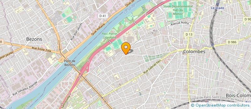 localisation de l'entreprise SCI AFYLAL IMMO  COLOMBES
