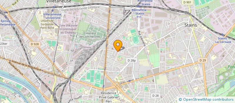localisation de l'entreprise SCI AG à PIERREFITTE-SUR-SEINE