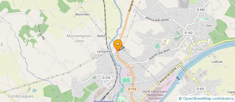 localisation de l'entreprise SCI AG  FUMEL