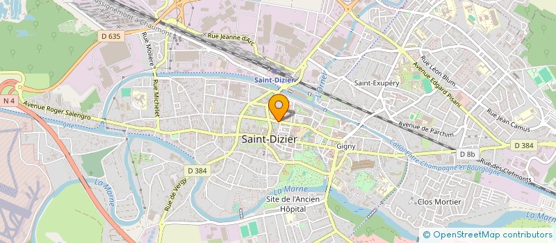 localisation de l'entreprise SCI AG à SAINT-DIZIER