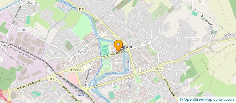 localisation de l'entreprise SCI AG ALLIES  SEDAN