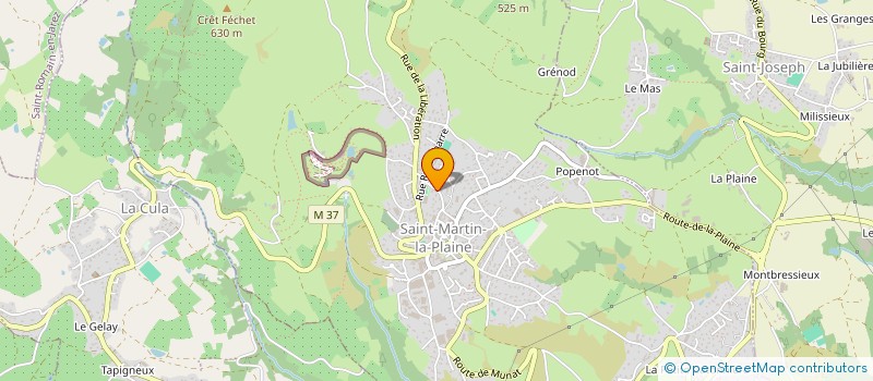 localisation de l'entreprise SCI AG-APE  SAINT-MARTIN-LA-PLAINE