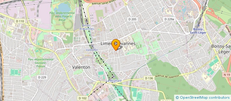 localisation de l'entreprise SCI AG LAUREN  LIMEIL-BREVANNES