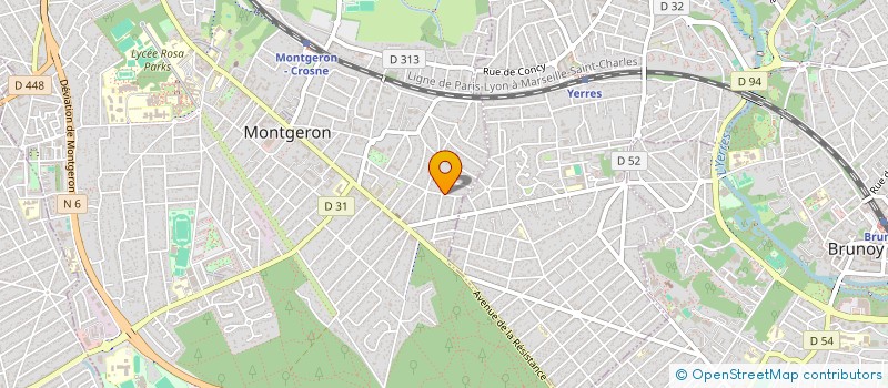 localisation de l'entreprise SCI AG LIEDTS à MONTGERON