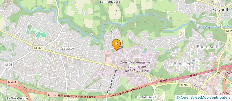 localisation de l'entreprise SCI AG TOURNEBRIDE à SAUTRON