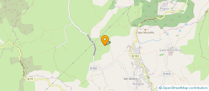 localisation de l'entreprise SCI AG2  SANTA-REPARATA-DI-BALAGNA