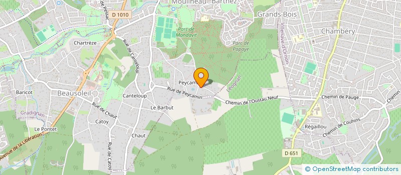 localisation de l'entreprise SCI AG24  GRADIGNAN