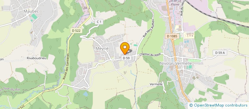 localisation de l'entreprise SCI AG2C  SAINT-CLAIR-DE-LA-TOUR