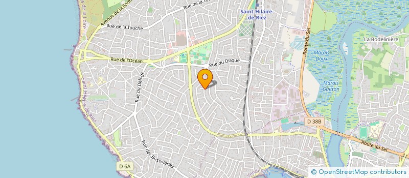 localisation de l'entreprise SCI AG2M  SAINT-HILAIRE-DE-RIEZ