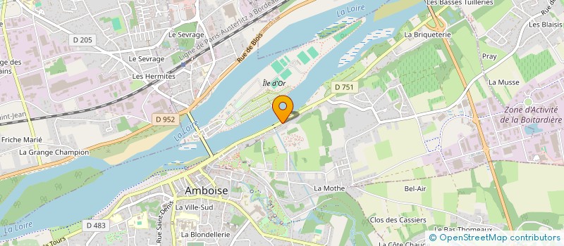 localisation de l'entreprise SCI AG2M IMMOBILIER  AMBOISE