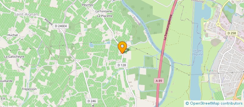 localisation de l'entreprise SCI AGA  FRONSAC