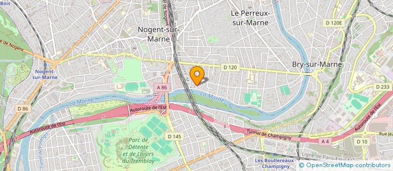 localisation de l'entreprise SCI AGA  LE PERREUX-SUR-MARNE