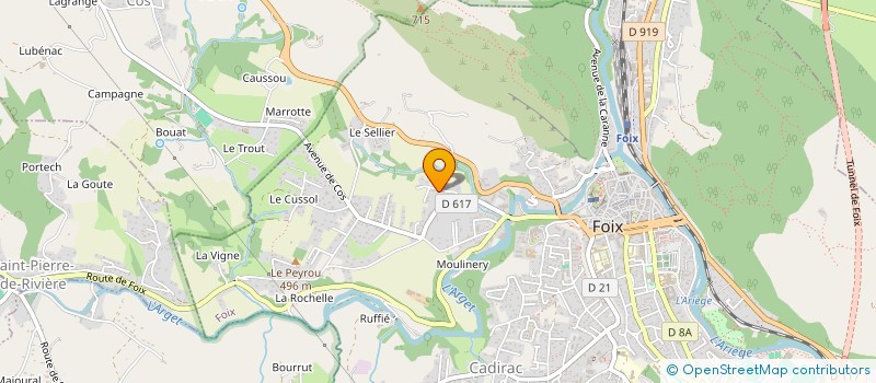 localisation de l'entreprise SCI AGABELLE à FOIX
