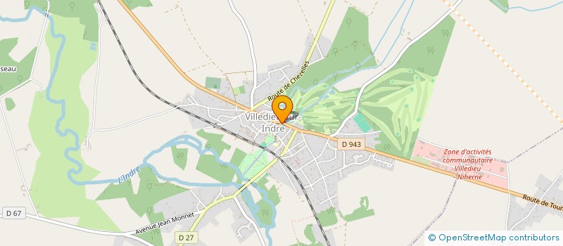 localisation de l'entreprise SCI AGACLO à VILLEDIEU-SUR-INDRE