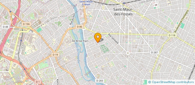 localisation de l'entreprise SCI AGADIO à SAINT-MAUR-DES-FOSSES