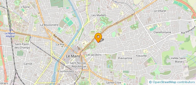 localisation de l'entreprise SCI AGADIR  LE MANS