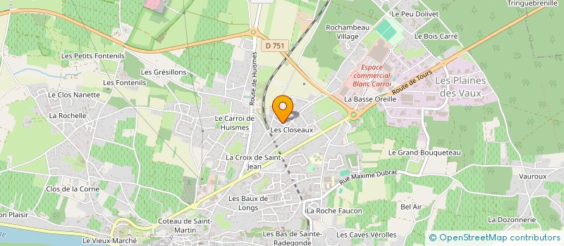 localisation de l'entreprise SCI AGAJUCOLIMAT  CHINON