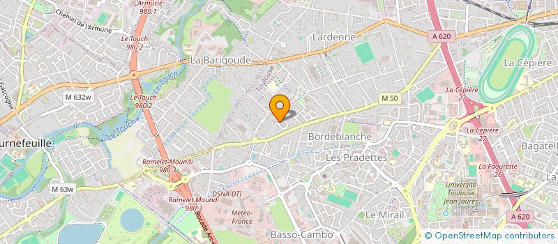 localisation de l'entreprise SCI AGAKOR 31 à TOULOUSE