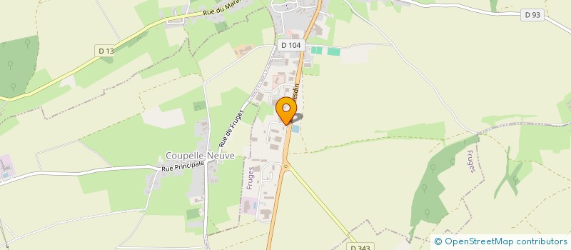 localisation de l'entreprise SCI AGALES  FRUGES