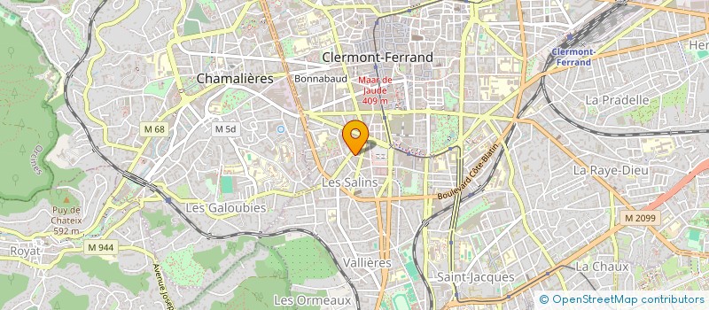 localisation de l'entreprise SCI AGALIA  CLERMONT-FERRAND