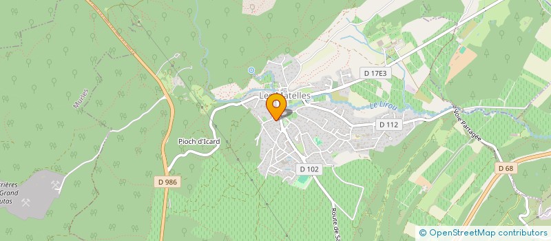 localisation de l'entreprise SCI AGALPI  LES MATELLES