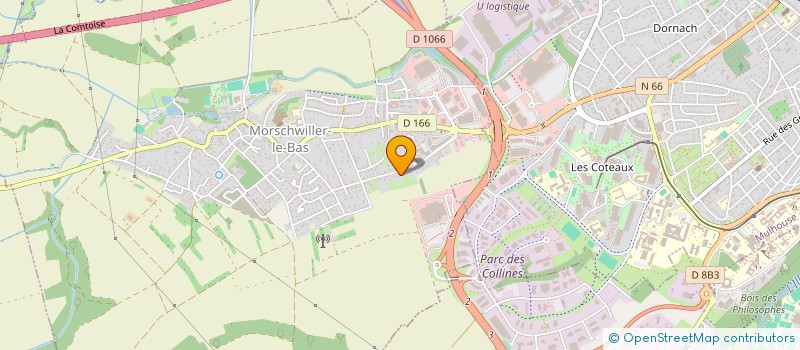 localisation de l'entreprise SCI AGAMA  MORSCHWILLER-LE-BAS