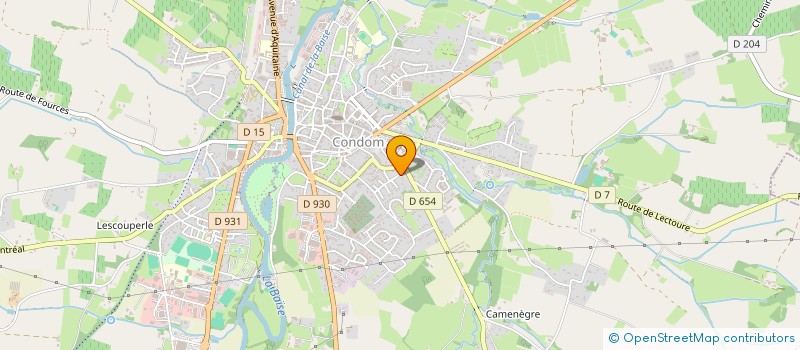 localisation de l'entreprise SCI AGAPA  CONDOM