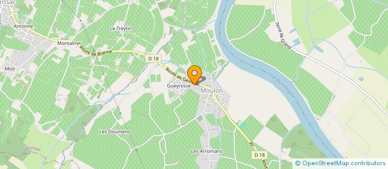 localisation de l'entreprise SCI AGAPANTHE  MOULON