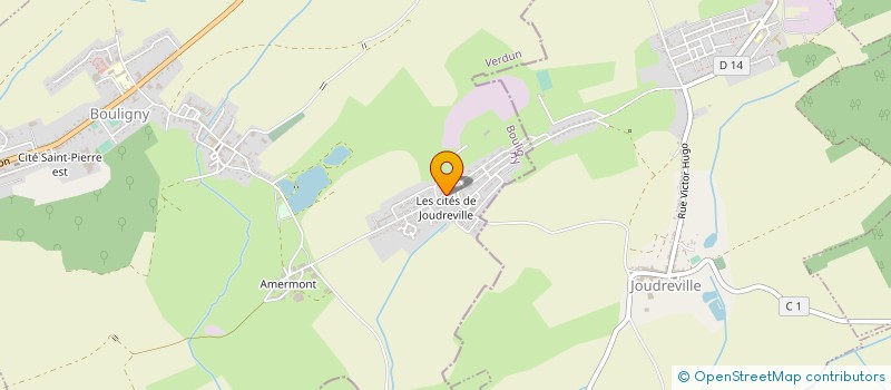 localisation de l'entreprise SCI AGAPANTHE à BOULIGNY