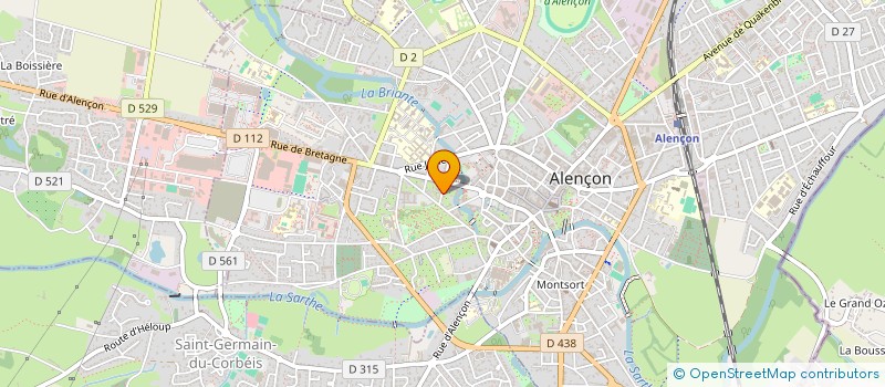 localisation de l'entreprise SCI AGAPE à ALENCON