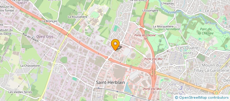 localisation de l'entreprise SCI AGAPRO à NANTES
