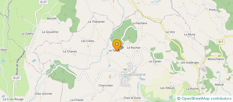 localisation de l'entreprise SCI AGARICOU  LONGESSAIGNE