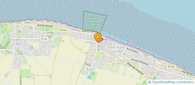 localisation de l'entreprise SCI AGARION  SAINT-AUBIN-SUR-MER