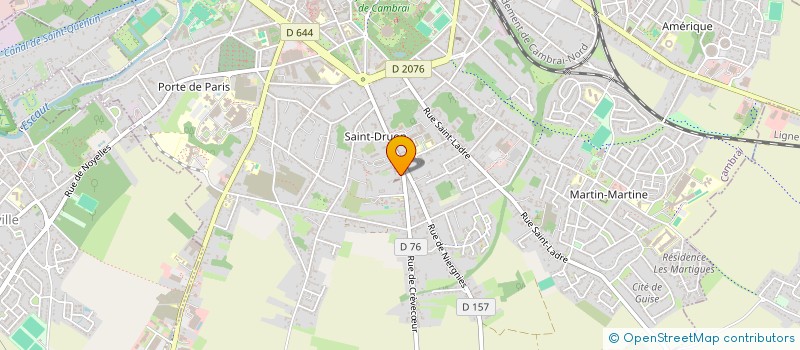 localisation de l'entreprise SCI AGAROD à CAMBRAI