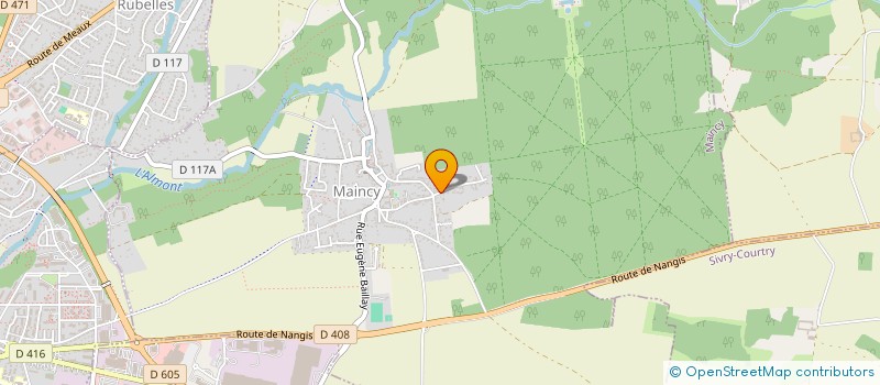 localisation de l'entreprise SCI AGARTHA  MAINCY