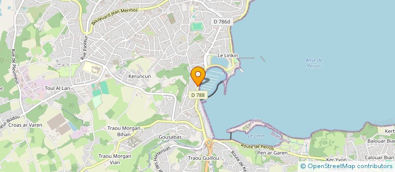 localisation de l'entreprise SCI AGASP  PERROS-GUIREC