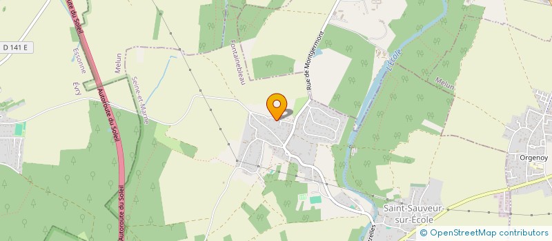 localisation de l'entreprise SCI AGAT  SAINT-SAUVEUR-SUR-ECOLE